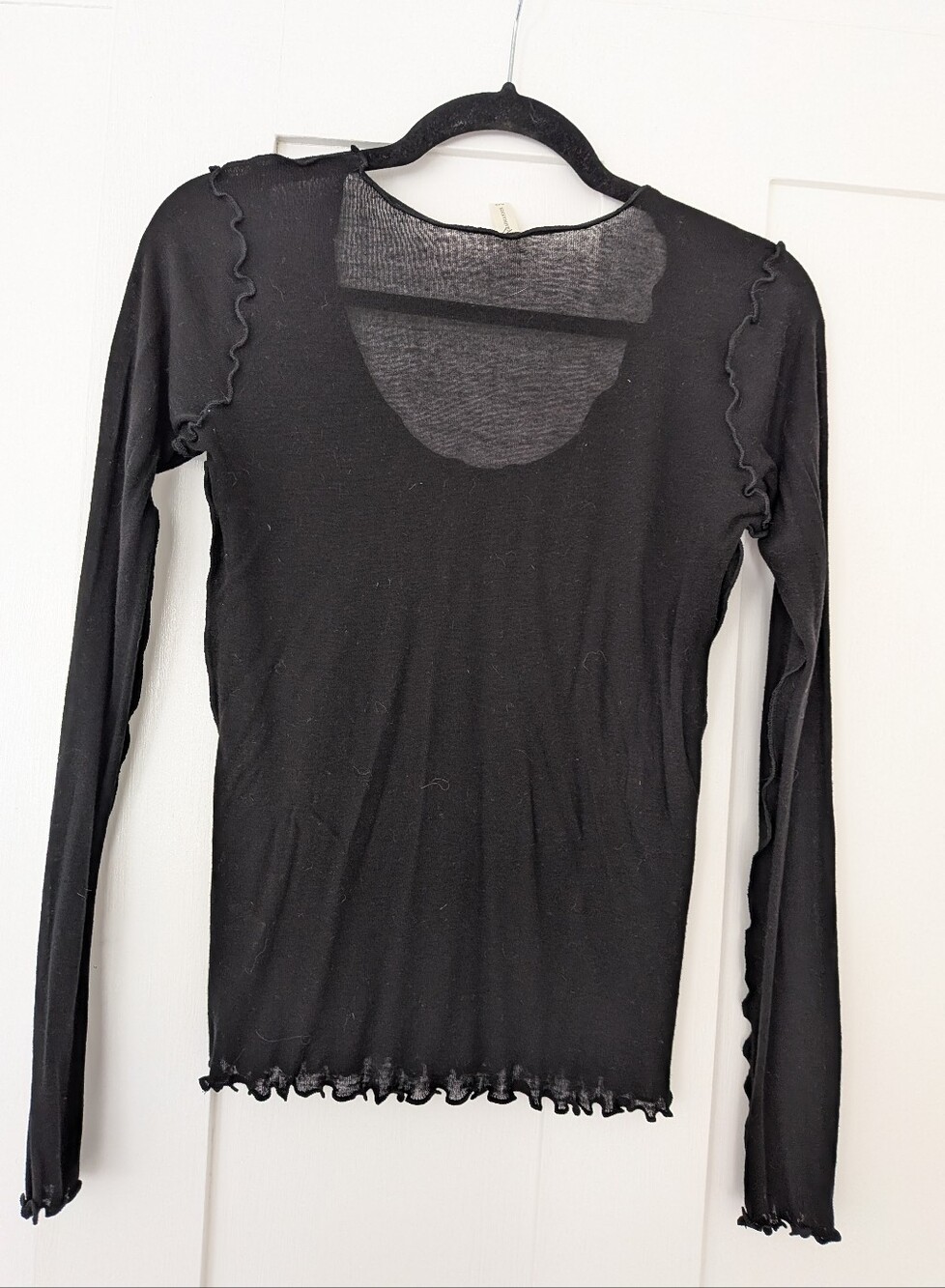 Eliza Faulkner Carla Top In Black, NWOT - Picture 3 of 4
